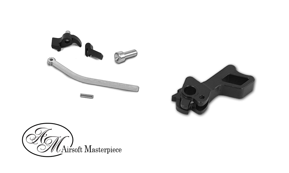 Airsoft Masterpiece CNC Steel Hammer & Sear Set for Marui Hi-CAPA (S Style Square)