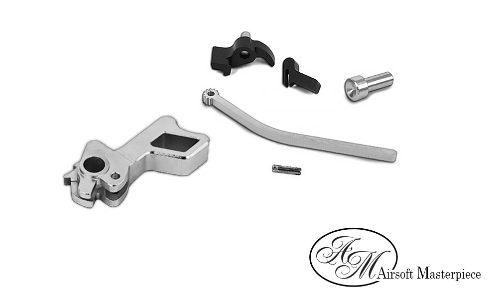 Airsoft Masterpiece CNC Steel Hammer & Sear Set for Marui Hi-CAPA (S Style Square)