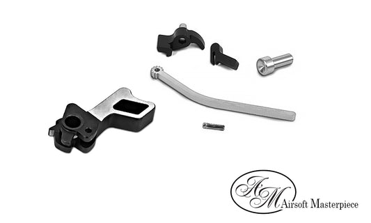 Airsoft Masterpiece CNC Steel Hammer & Sear Set for Marui Hi-CAPA (S Style Square)