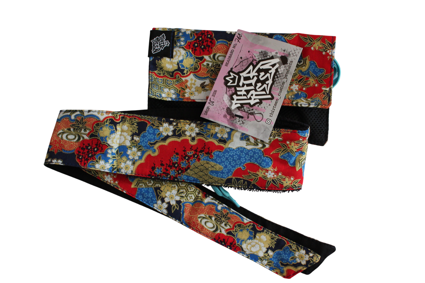 THIRTEEN Headband "THE SIN LINE" with Pouch